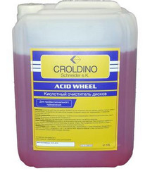 Croldino Кислотный очиститель дисков Acid Wheel, 10л, Для шин и дисков