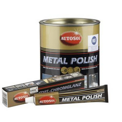 Autosol Абразивная паста для полировки металлов, туба 75 мл + подставка, Полироль