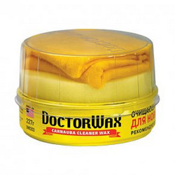 Doctorwax Пастообразная очищающая полироль-защита с воском "Карнауба" для новых покрытий, Для кузова