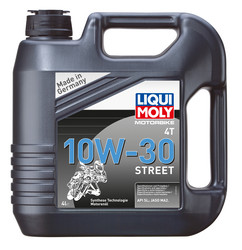 Купить моторное масло Liqui moly для 4-тактных Мотоциклов Racing 4T SAE 10W-30, в интернет-магазине в Апатитах