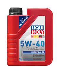 Купить моторное масло Liqui moly Nachfull Oil SAE 5W-40, в интернет-магазине в Апатитах