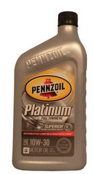 Купить моторное масло Pennzoil Platinum SAE 10W-30 Full Synthetic Motor Oil, в интернет-магазине в Апатитах