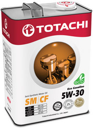 Купить моторное масло Totachi Eco Gasoline Semi-Synthetic SM/CF 5W-30, 4л, в интернет-магазине в Апатитах