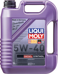 Купить моторное масло Liqui moly Diesel Synthoil SAE 5W-40, в интернет-магазине в Апатитах