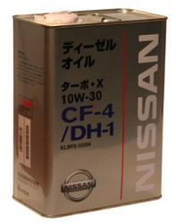 Купить моторное масло Nissan Turbo X SAE 10W-30 CF-4 DH-1 (4л), в интернет-магазине в Апатитах