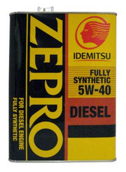 Купить моторное масло Idemitsu Zepro Diesel Fully Synthetic 5W-40, в интернет-магазине в Апатитах