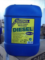 Купить моторное масло Ravenol Formel Diesel Super 10W-30, 10л, в интернет-магазине в Апатитах