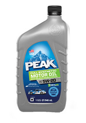 Купить моторное масло Peak Full Synthetic Motor Oil 5W-20 (0,946л), в интернет-магазине в Апатитах