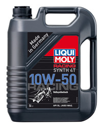 Купить моторное масло Liqui moly для 4-тактных Мотоциклов Racing Synth 4T SAE 10W-50, в интернет-магазине в Апатитах