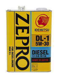 Купить моторное масло Idemitsu Zepro Diesel Dl-1 5W30 4л, в интернет-магазине в Апатитах