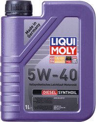 Купить моторное масло Liqui moly Diesel Synthoil SAE 5W-40, в интернет-магазине в Апатитах