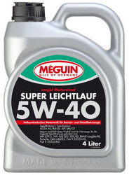 Купить моторное масло Meguin Megol Motorenoel Super Leichtlauf 5W-40, в интернет-магазине в Апатитах