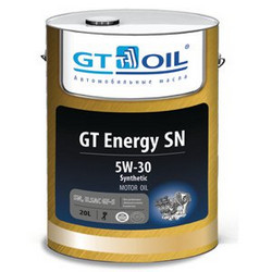 Купить моторное масло Gt oil GT Energy SN, 20л, в интернет-магазине в Апатитах