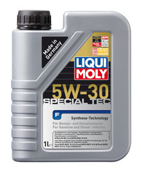 Купить моторное масло Liqui moly Leichtlauf Special Tec F SAE 5W-30, в интернет-магазине в Апатитах