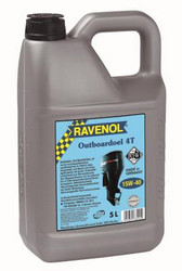 Купить моторное масло Ravenol OutboardOEL 4T SAE 15W-40, 5л, в интернет-магазине в Апатитах