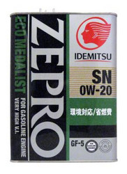 Купить моторное масло Idemitsu Zepro ECO MEDALIST 0W-20, в интернет-магазине в Апатитах