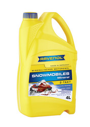 Купить моторное масло Ravenol Масло для 2-Такт снегоходов Snowmobiles Mineral 2-Takt ( 4л) new, в интернет-магазине в Апатитах