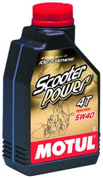 ������ �������� ����� Motul Scooter Power 4T,  � ��������-�������� � ��������