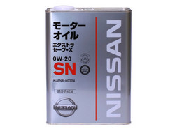 ������ �������� ����� Nissan SN Extra Save X SAE 0W-20 (4�),  � ��������-�������� � ��������