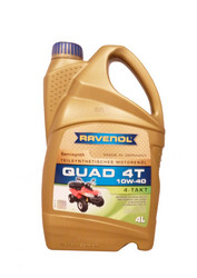 Купить моторное масло Ravenol Масло для квадрациклов QUAD 4T SAE10W-40 (4л), в интернет-магазине в Апатитах