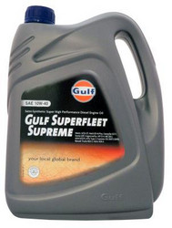Купить моторное масло Gulf Superfleet Supreme SAE 10W-40 (4л), в интернет-магазине в Апатитах